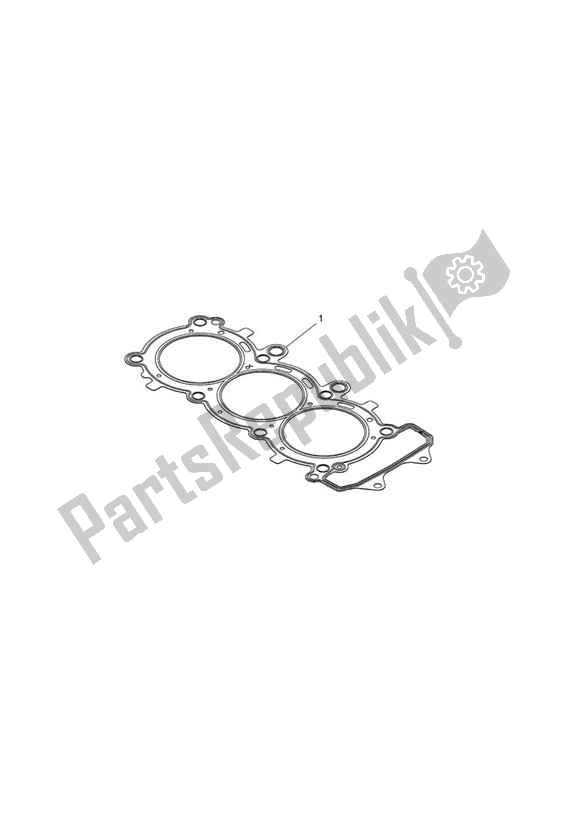 All parts for the Cyl H/gasket Kit, Race, 0. 45 of the Triumph Daytona 675 VIN 564948 > 2013 - 2014