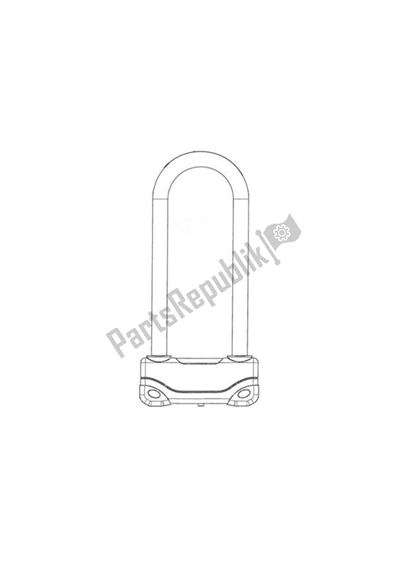 Alle onderdelen voor de U-lock 270 van de Triumph Daytona 675 VIN 564948 > 2013 - 2014