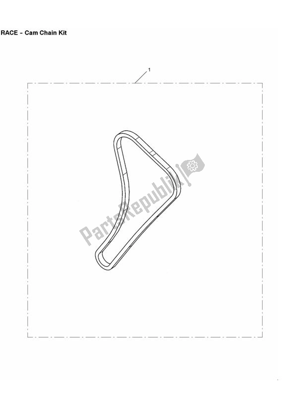 All parts for the Cam Chain Kit of the Triumph Daytona 675 VIN: < 381274 2006 - 2008