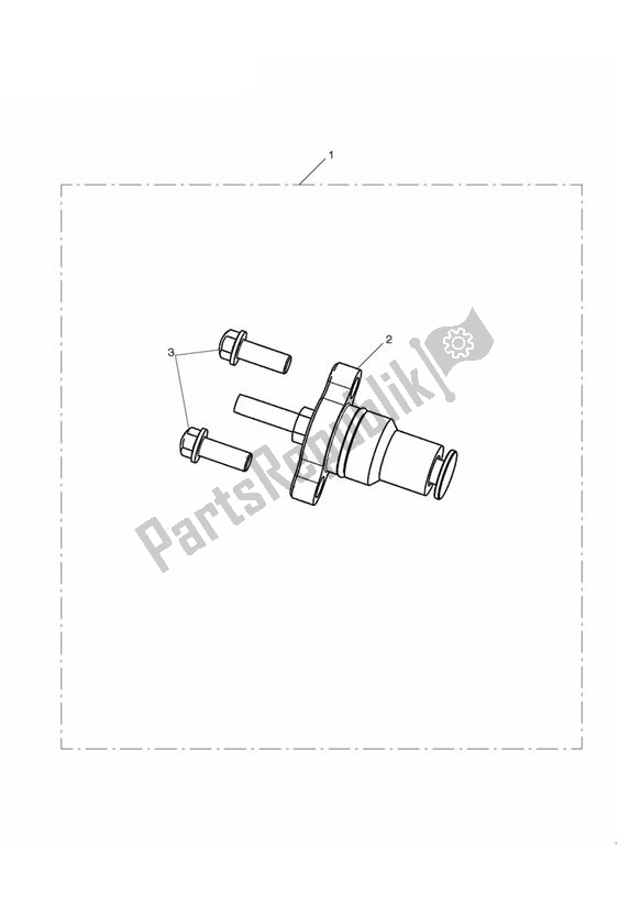 Toutes les pièces pour le Cam Chain Tensioner Kit du Triumph Daytona 675 VIN: < 381274 2006 - 2008