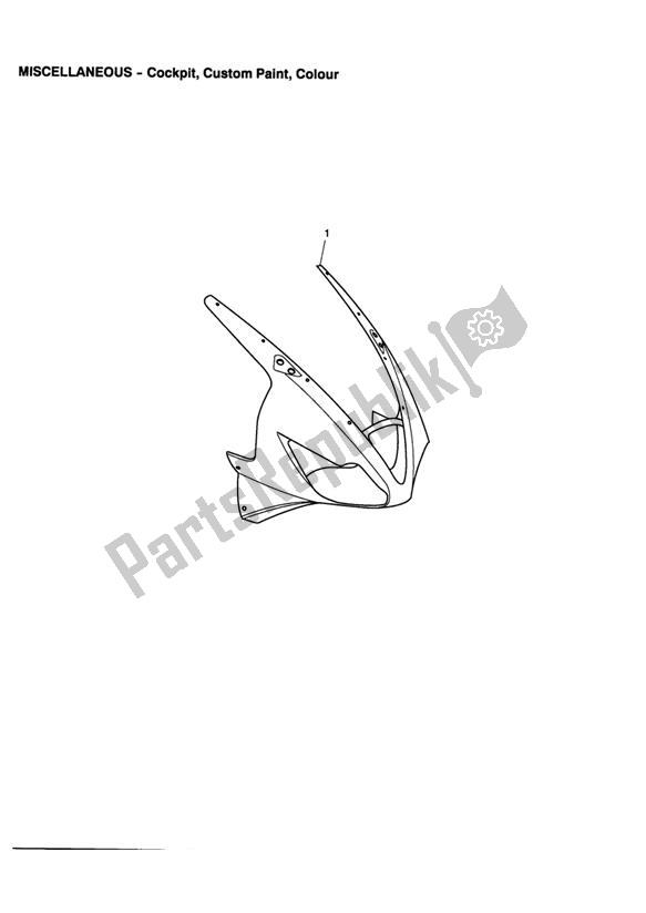 Tutte le parti per il Cockpit, Custom Paint, Colour del Triumph Daytona 675 VIN: < 381274 2006 - 2008