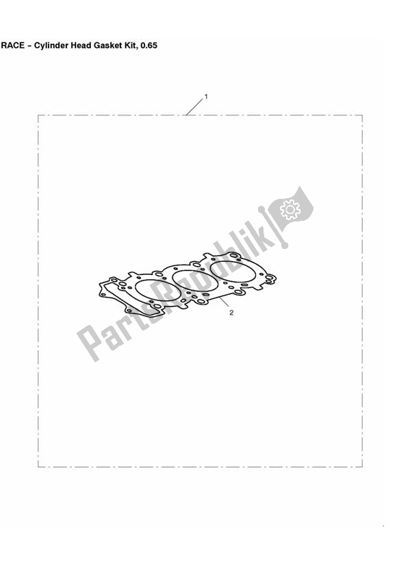 Todas las partes para Cylinder Head Gasket Kit, 0. 6 de Triumph Daytona 675 VIN: < 381274 2006 - 2008