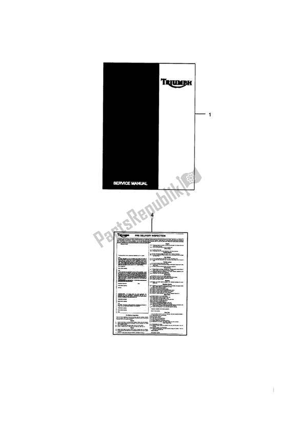 All parts for the Service Literature of the Triumph Daytona 675 VIN: < 381274 2006 - 2008