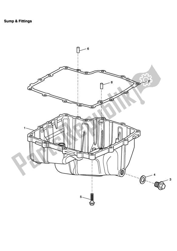 All parts for the Sump & Fittings of the Triumph Daytona 675 VIN: < 381274 2006 - 2008