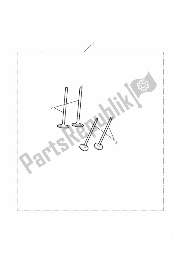 All parts for the Valves Kit of the Triumph Daytona 675 VIN: < 381274 2006 - 2008