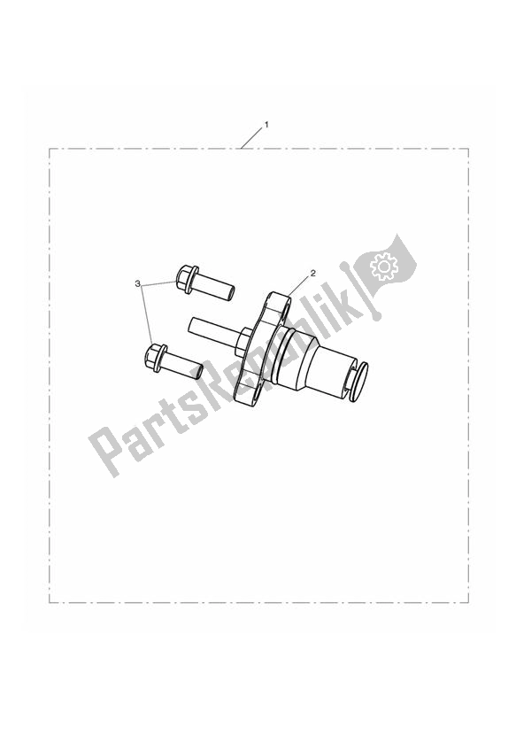 Tutte le parti per il Camchain Tensioner & Blade Kit del Triumph Daytona 675 VIN: 381275-VIN: 564947 2009 - 2012