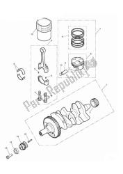 crankshaft, connecting rods, pistons & liners