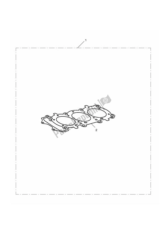 Tutte le parti per il Cylinder Head Gasket Kit del Triumph Daytona 675 VIN: 381275-VIN: 564947 2009 - 2012