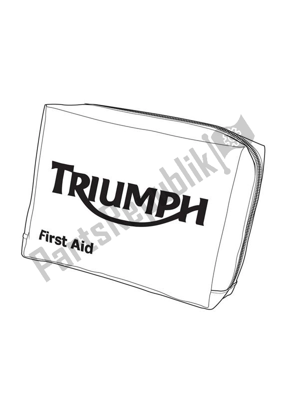 All parts for the First Aid Kit, Din 13167 of the Triumph Daytona 675 VIN: 381275-VIN: 564947 2009 - 2012