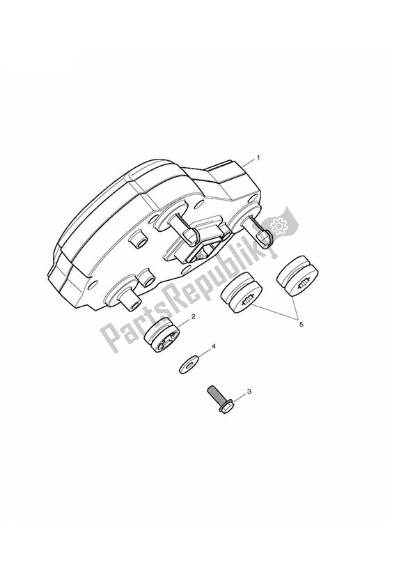 All parts for the Instruments of the Triumph Daytona 675 VIN: 381275-VIN: 564947 2009 - 2012