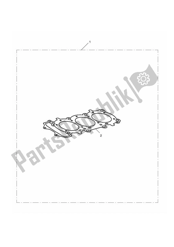 Todas las partes para Race Head Gasket 2 - 0. 60 de Triumph Daytona 675 VIN: 381275-VIN: 564947 2009 - 2012