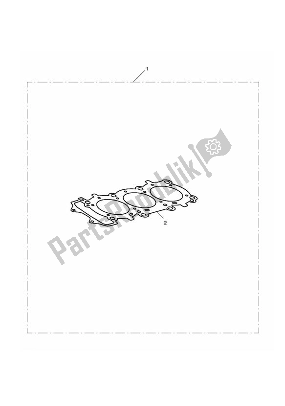 Todas las partes para Race Head Gasket 3 - 0. 55 de Triumph Daytona 675 VIN: 381275-VIN: 564947 2009 - 2012