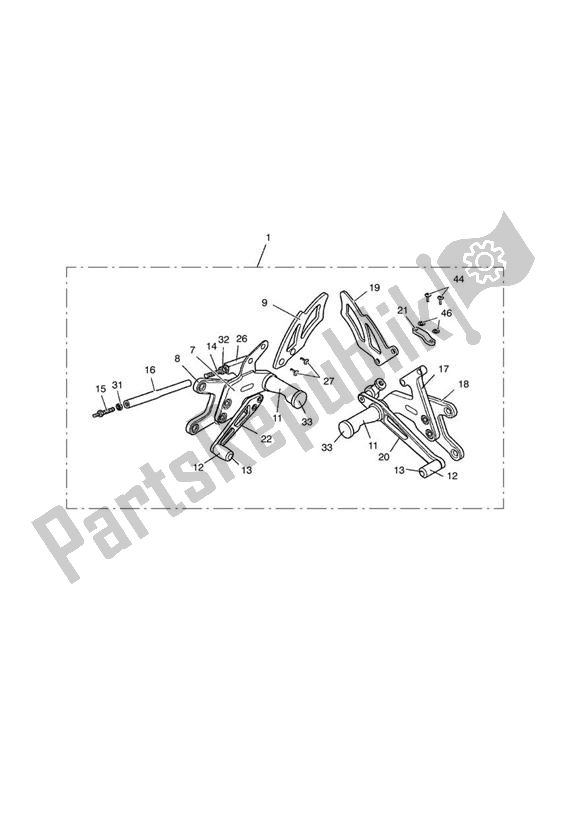 All parts for the Rear Sets, Arrow, Std of the Triumph Daytona 675 VIN: 381275-VIN: 564947 2009 - 2012