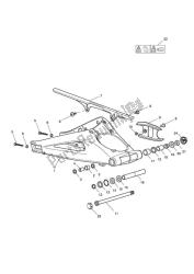 bras oscillant arrière