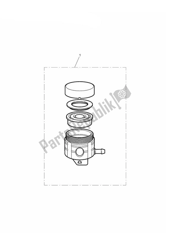 All parts for the Reservoir, Front Brake of the Triumph Daytona 675 VIN: 381275-VIN: 564947 2009 - 2012