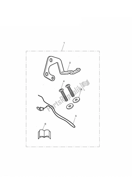 All parts for the Restrictor Kit, 34ps, Anti-tamper of the Triumph Daytona 675 VIN: 381275-VIN: 564947 2009 - 2012