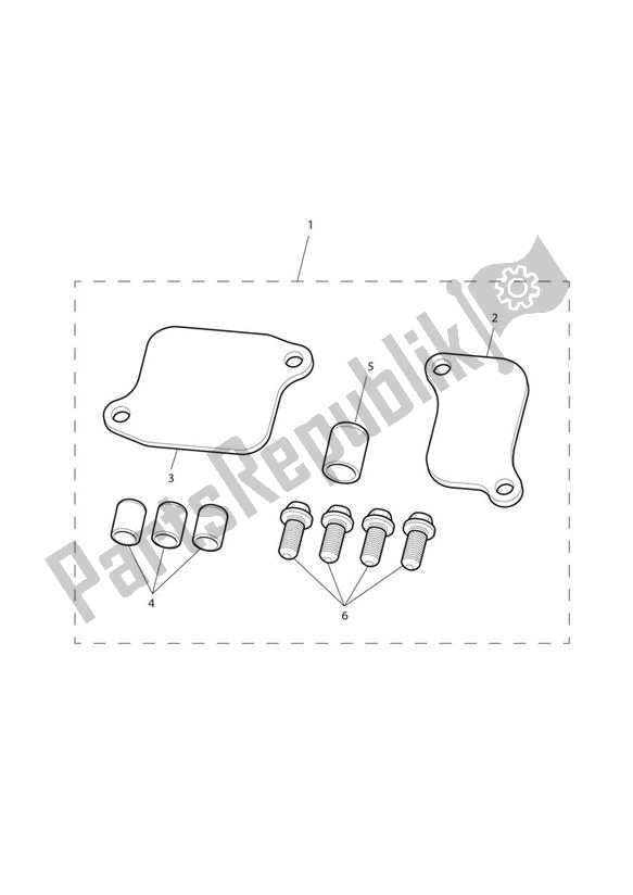 Tutte le parti per il Sai Blanking Plug Kit del Triumph Daytona 675 VIN: 381275-VIN: 564947 2009 - 2012