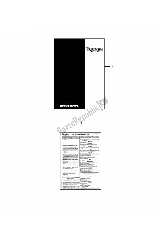 All parts for the Service Literature of the Triumph Daytona 675 VIN: 381275-VIN: 564947 2009 - 2012