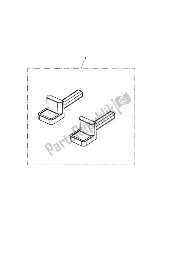 All parts for the Swing Arm Bracket Kit of the Triumph Daytona 675 VIN: 381275-VIN: 564947 2009 - 2012