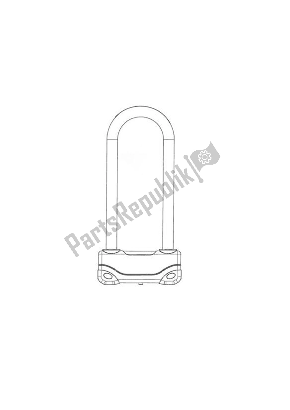 All parts for the U-lock 270 of the Triumph Daytona 675 VIN: 381275-VIN: 564947 2009 - 2012