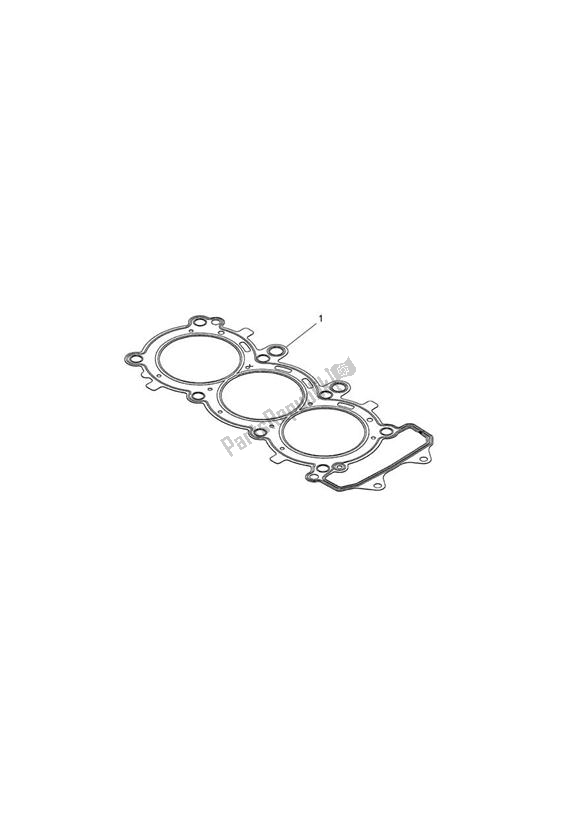 All parts for the Cyl H/gasket Kit, Race, 0. 45 of the Triumph Daytona 675R VIN: > 564948 2013 - 2014