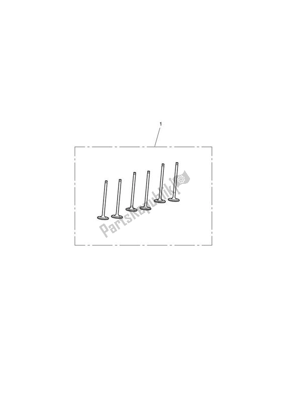 All parts for the Exhaust Valve Kit of the Triumph Daytona 675R VIN: > 564948 2013 - 2014