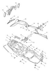 Rear Mudguard & No Plate Brkt