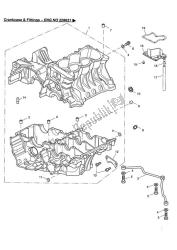 Crankcase & Fittings Eng No 228631 >