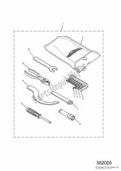 kit de ferramentas braço oscilante de um lado