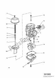 Carburettor Parts 3 Cyl (carb Assy 1240198-t0301)