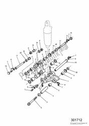 tringlerie de suspension arrière