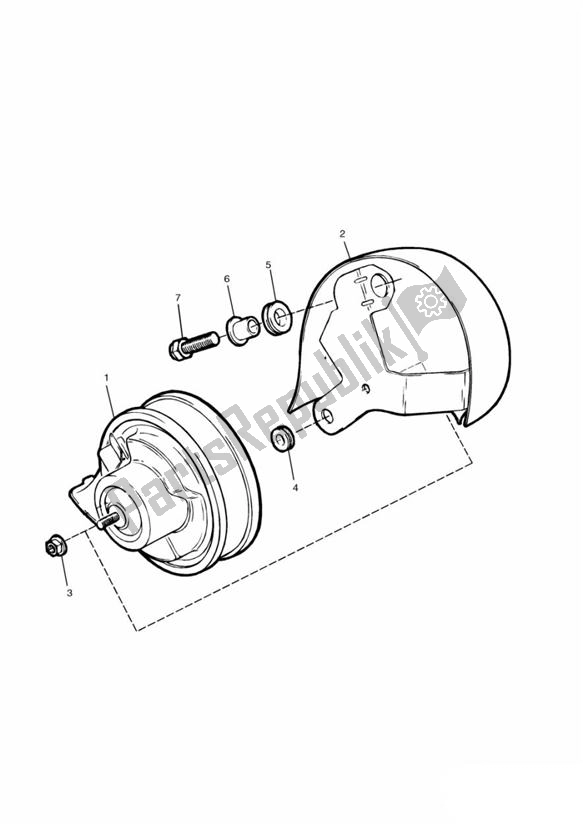 Tutte le parti per il Horn/horn Cover del Triumph Legend TT 885 1999 - 2001