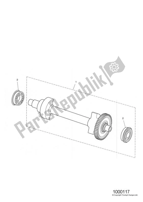 Alle onderdelen voor de Balancer van de Triumph Rocket III, Classic & Roadster 2300 2005 - 2012