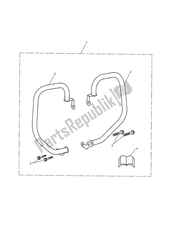 Todas las partes para Engine Dresser Bars de Triumph Rocket III, Classic & Roadster 2300 2005 - 2012