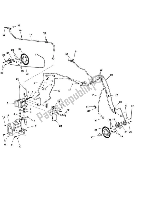 Todas las partes para Abs Components - Roadster Only de Triumph Rocket III, Classic & Roadster 2300 2005 - 2012