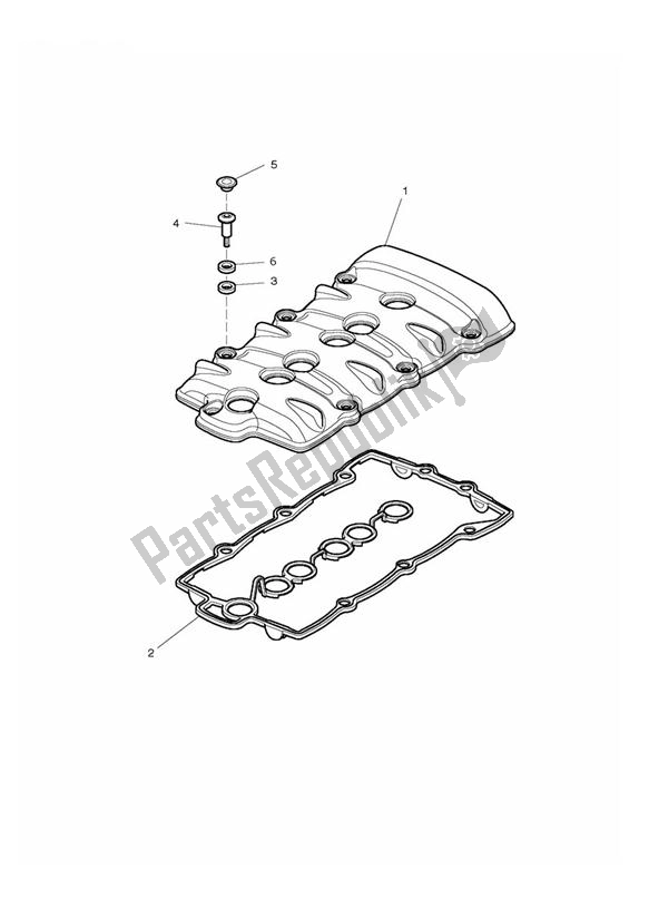 Tutte le parti per il Copertura Per Camma del Triumph Rocket III, Classic & Roadster 2300 2005 - 2012