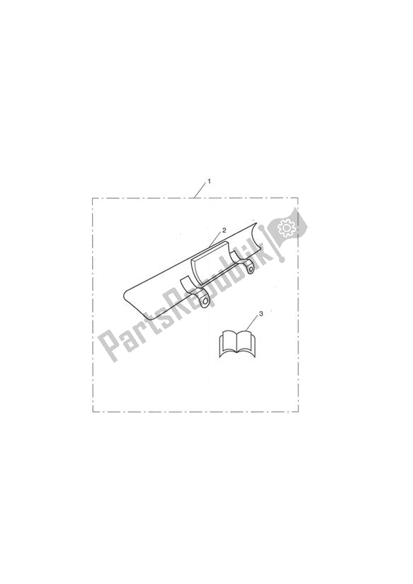 All parts for the Chrome Frame Cover of the Triumph Rocket III, Classic & Roadster 2300 2005 - 2012