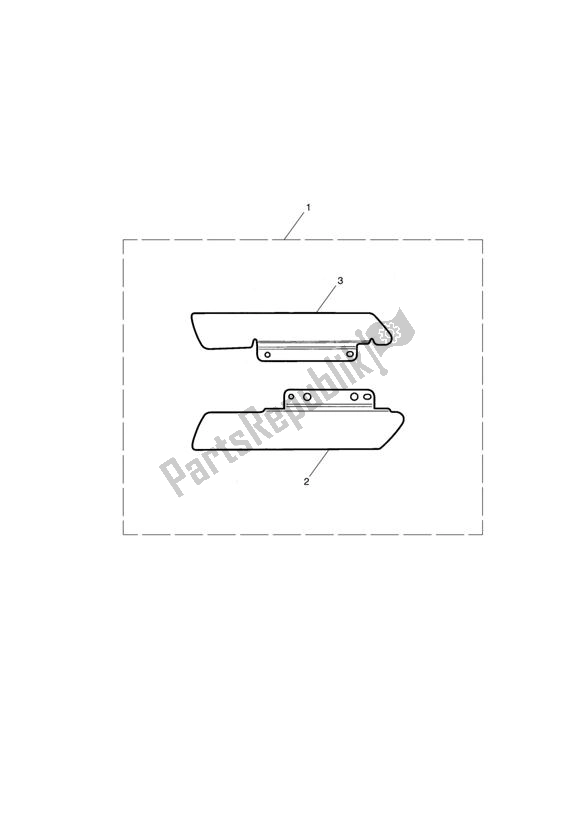 All parts for the Covers, Frame, Kit, Chrome of the Triumph Rocket III, Classic & Roadster 2300 2005 - 2012