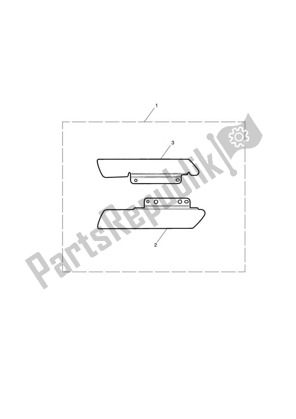 All parts for the Covers, Frame, Kit, Chrome 476462 > of the Triumph Rocket III Touring 2300 2008 - 2013