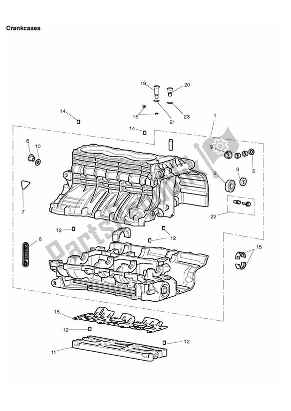 Todas las partes para Cárteres de Triumph Rocket III Touring 2300 2008 - 2013