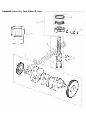 crankshaft, connecting rods, pistons & liners