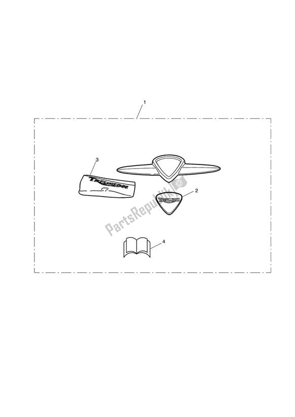 Todas las partes para Embellishers, Footboard Covers Rear, Kit de Triumph Rocket III Touring 2300 2008 - 2013