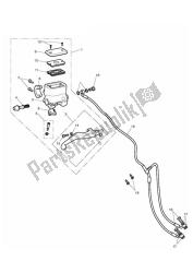 maître-cylindre de frein avant et durites