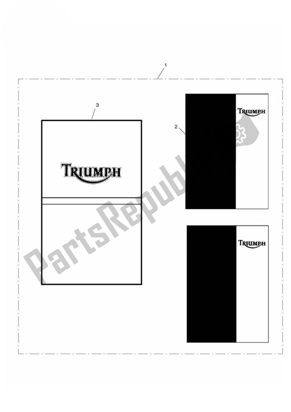 Todas las partes para Owners Handbooks - Non Abs Version de Triumph Rocket III Touring 2300 2008 - 2013