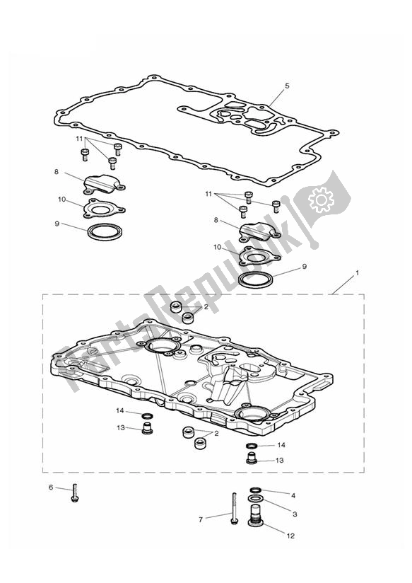 Tutte le parti per il Pozzetto E Accessori del Triumph Rocket III Touring 2300 2008 - 2013