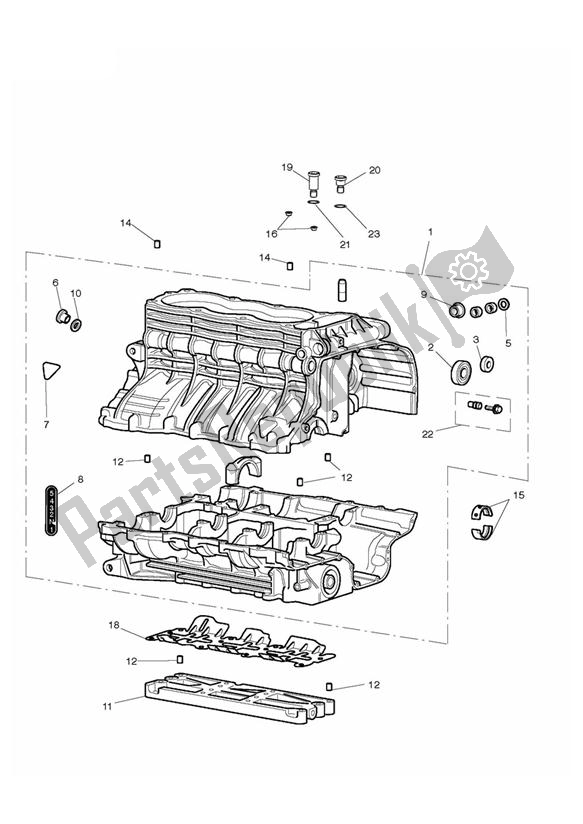 Toutes les pièces pour le Carters du Triumph Rocket III Touring 2300 2008 - 2013