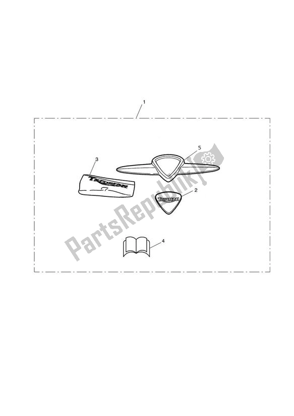 Todas las partes para Embellishers, Footboard Covers Rear, Kit de Triumph Rocket III Touring 2300 2008 - 2013