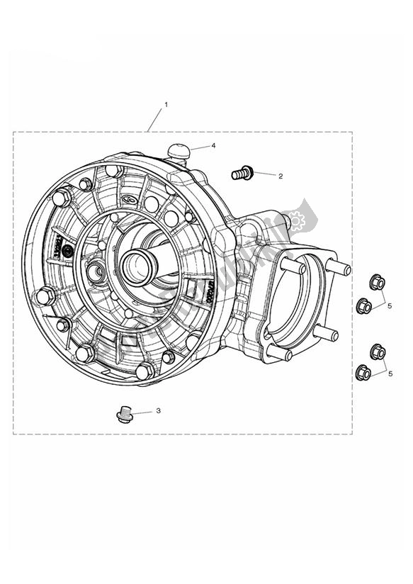 Tutte le parti per il Final Drive Unit del Triumph Rocket III Touring 2300 2008 - 2013