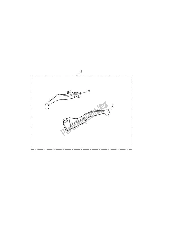 Toutes les pièces pour le Levers Kit du Triumph Rocket III Touring 2300 2008 - 2013