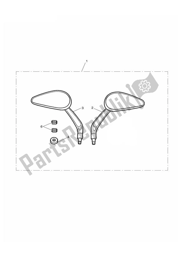 Toutes les pièces pour le Mirrors du Triumph Rocket III Touring 2300 2008 - 2013